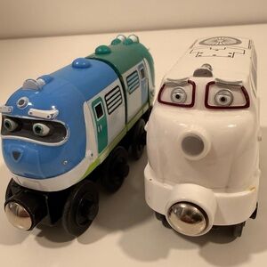 Chuggington Wooden Railway HOOT TOOT & Chatsworth Trains
